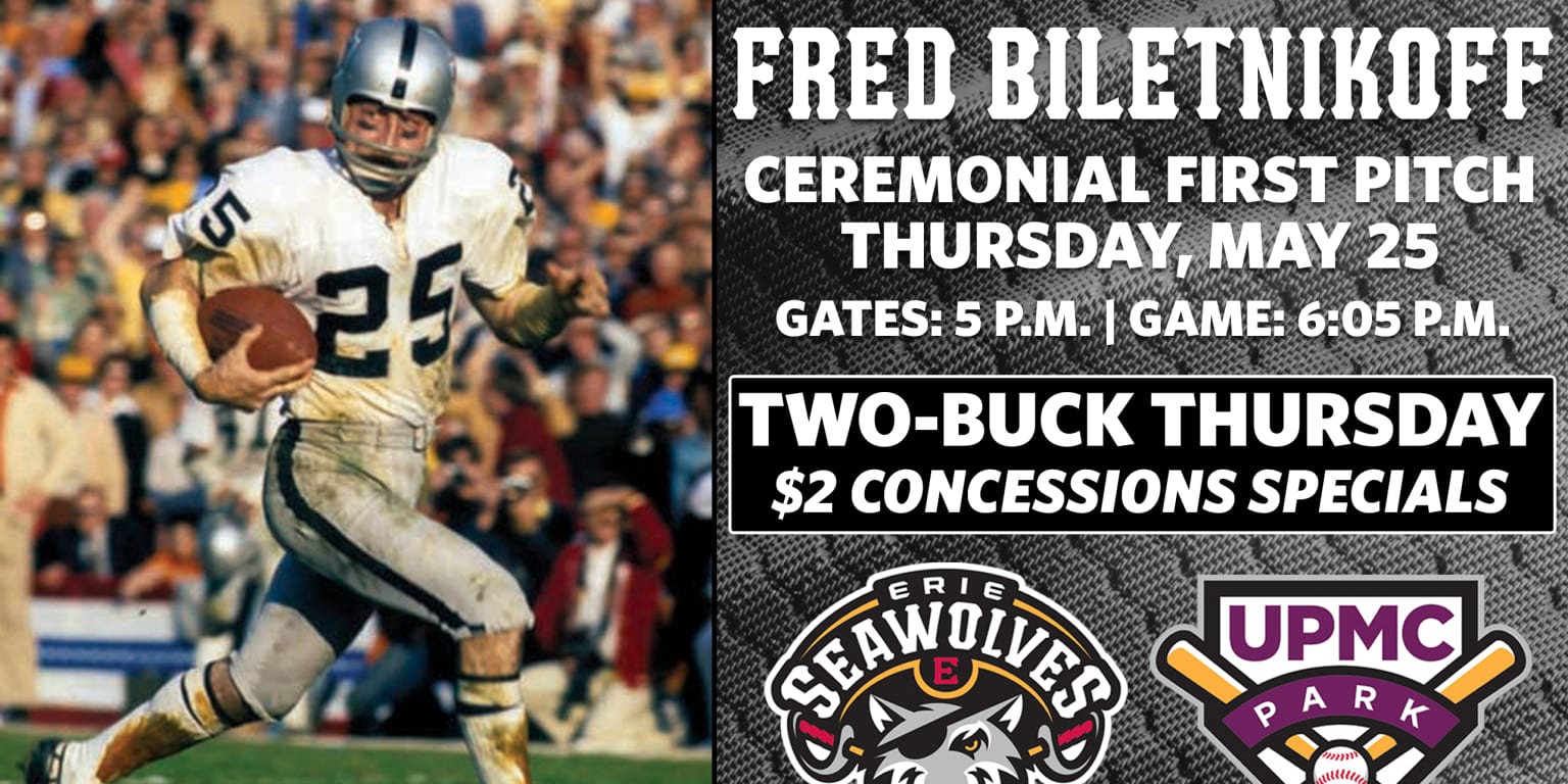 Fred Biletnikoff to Throw Out Ceremonial First Pitch at UPMC Park