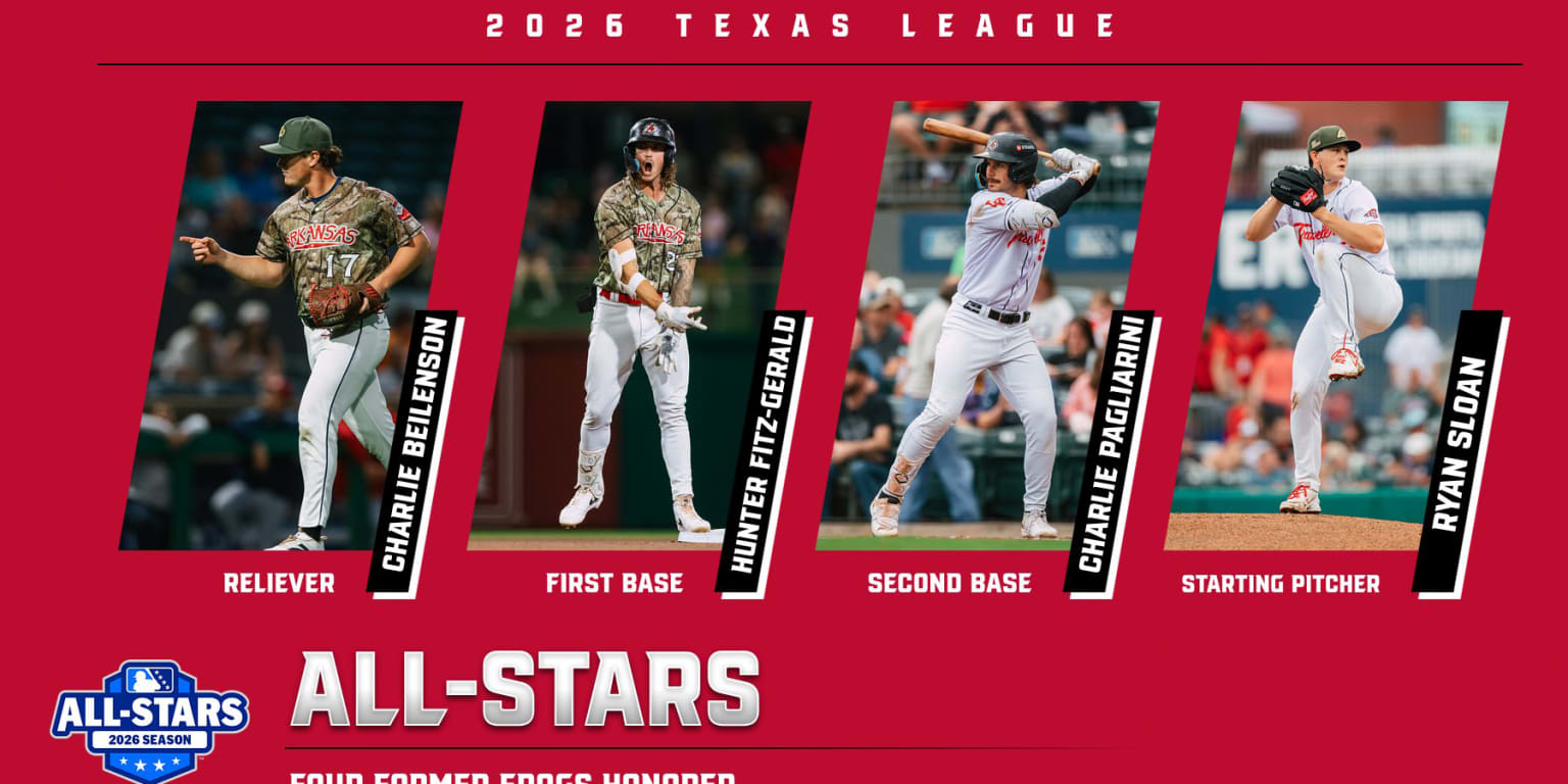 Four Former Frogs Named 2026 Texas League All-Stars