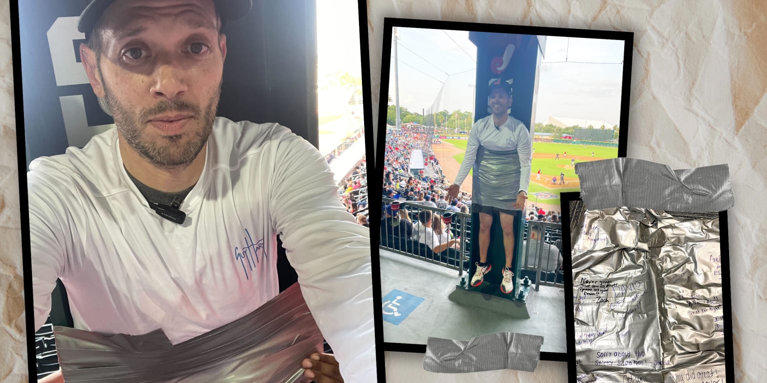 Jacksonville Jumbo Shrimp salute duct tape, affix employee to pole - Vimarsana News