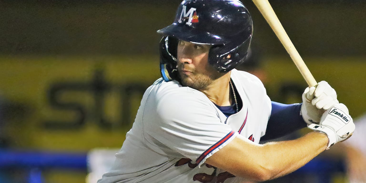 Lugbauer Breaks M-Braves Career Home Run Record in Series Opening