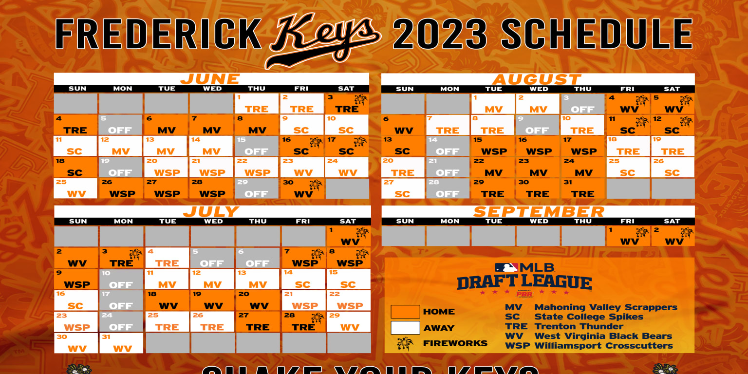 Keys Announce 2023 Home Schedule | Frederick Keys