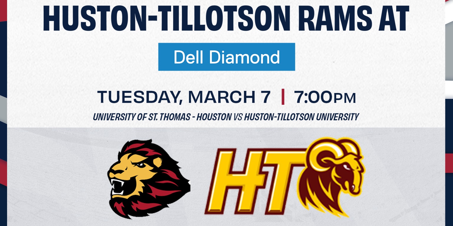 Dell Diamond to Host HustonTillotson Baseball on March 7