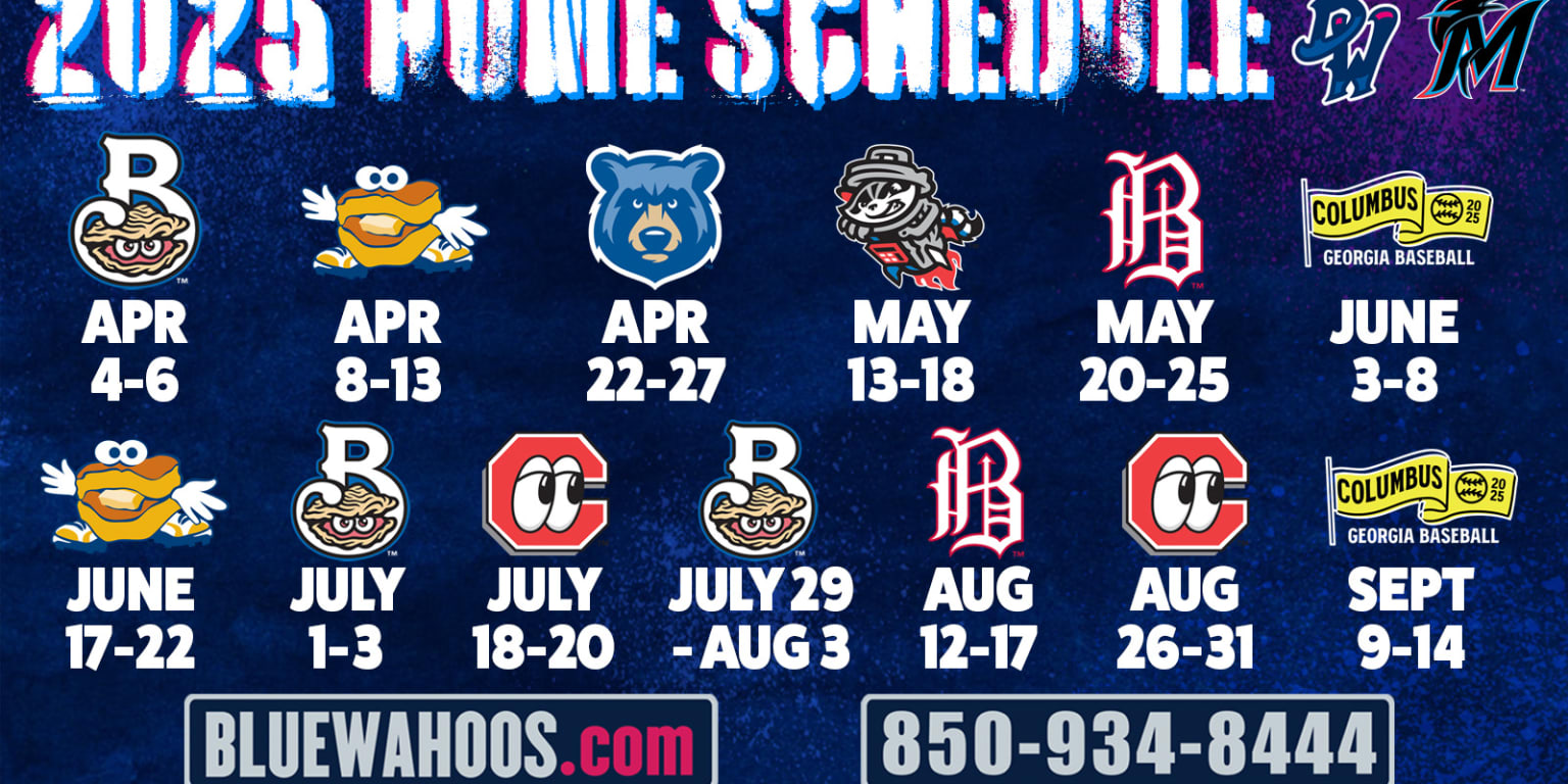 Blue Wahoos Announce 2025 Home Schedule