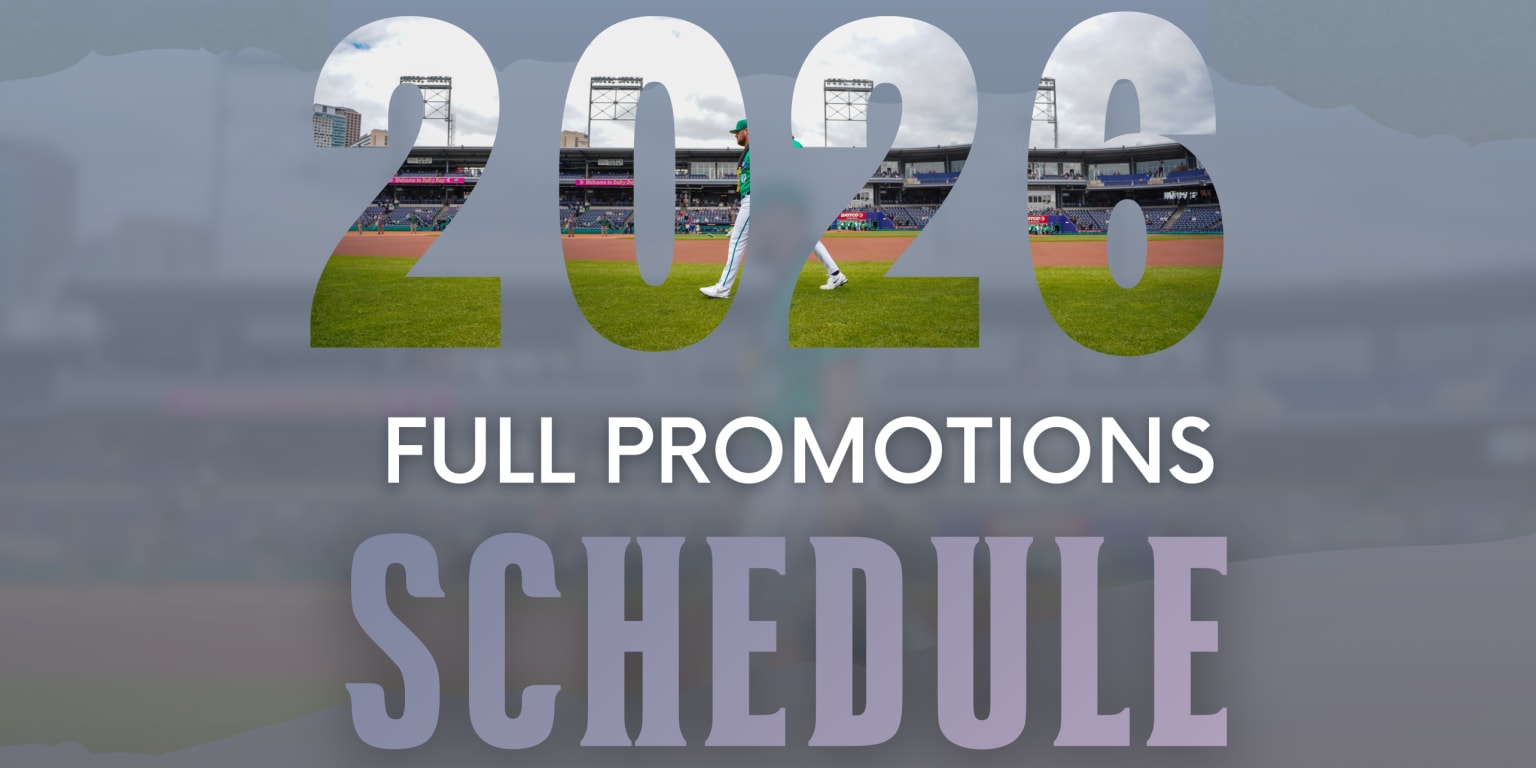 Yard Goats Promotional Schedule 2027