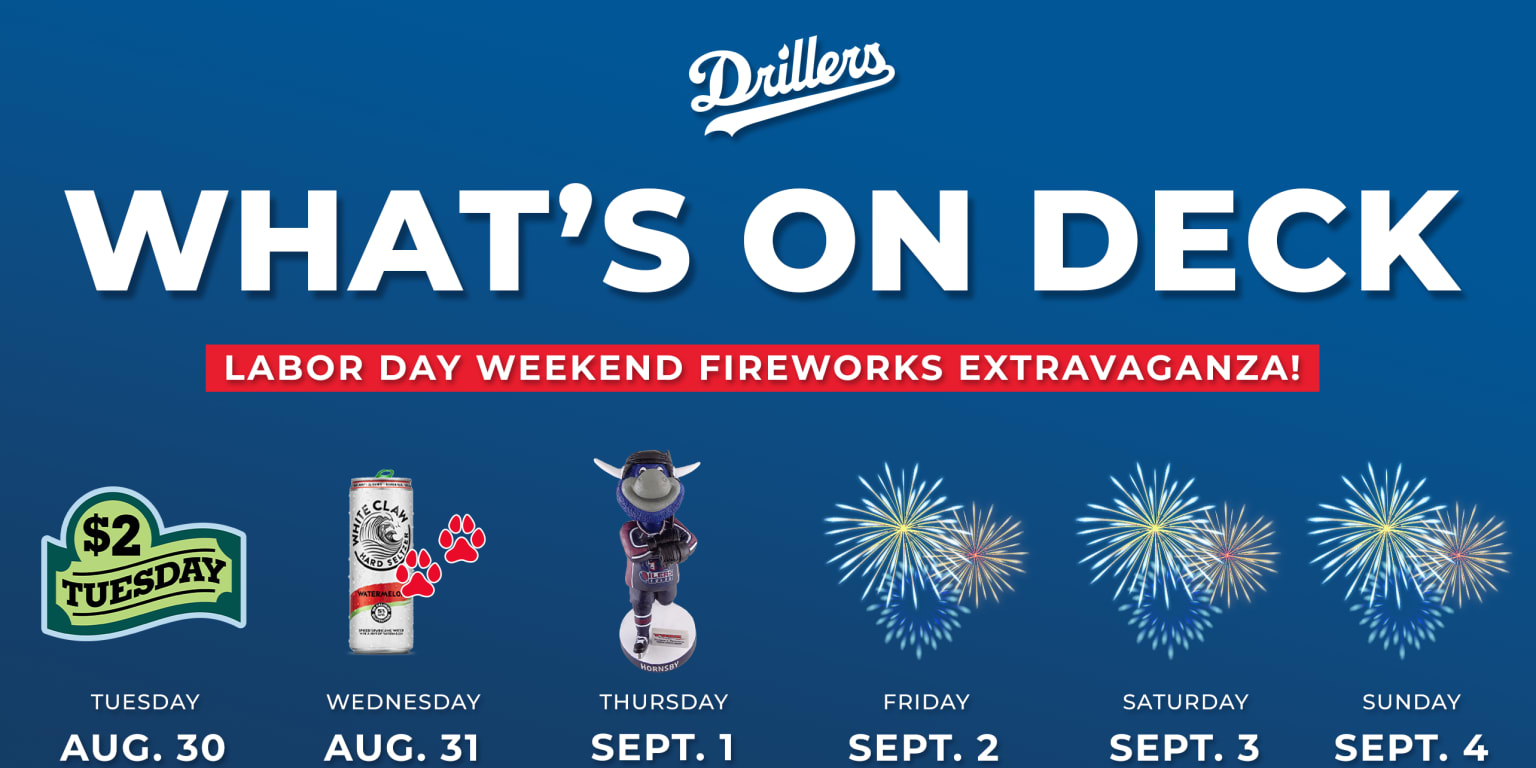 Drillers Series to Feature 3 Straight Fireworks Shows and Unique