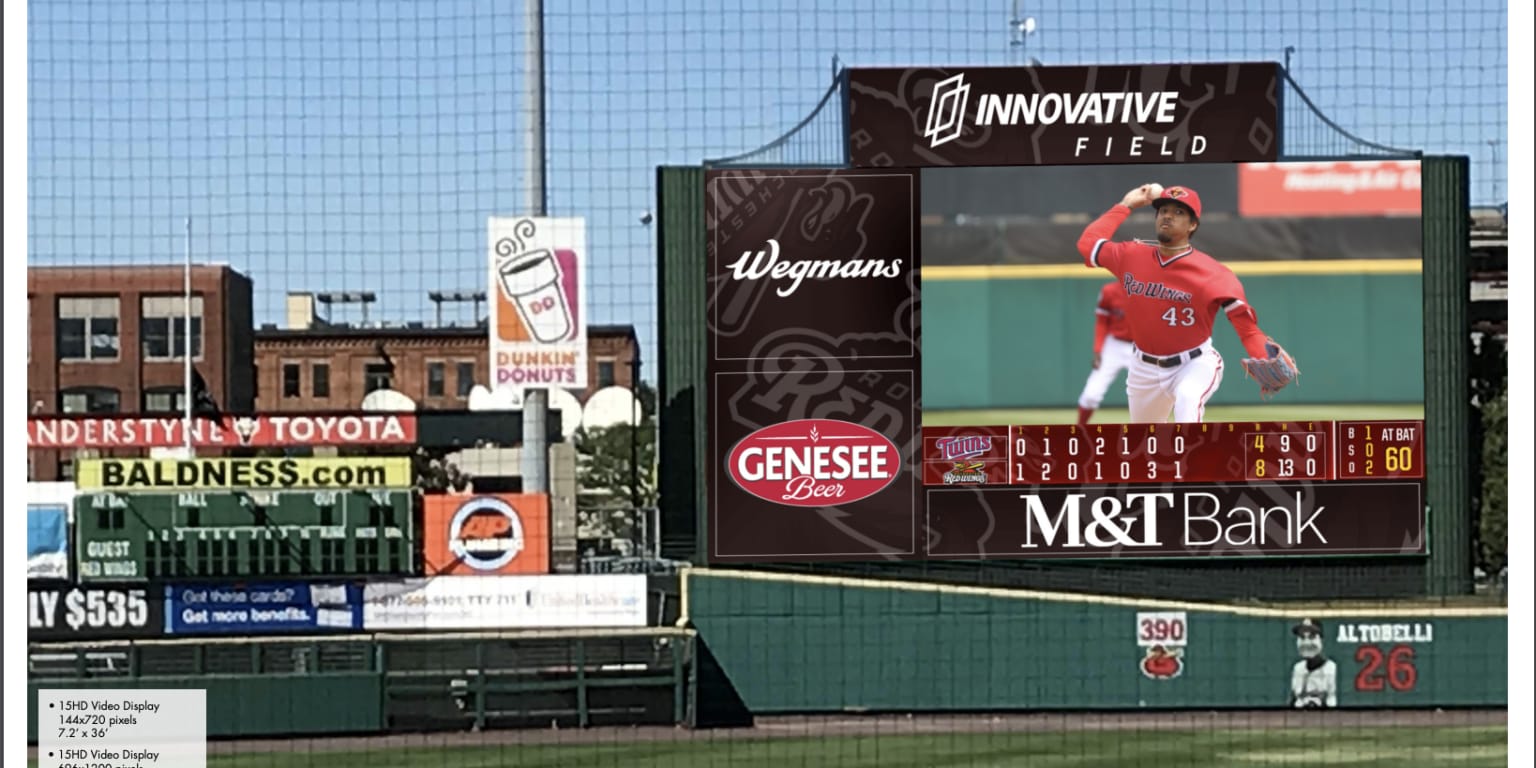 Red Wings unveil new videoboard