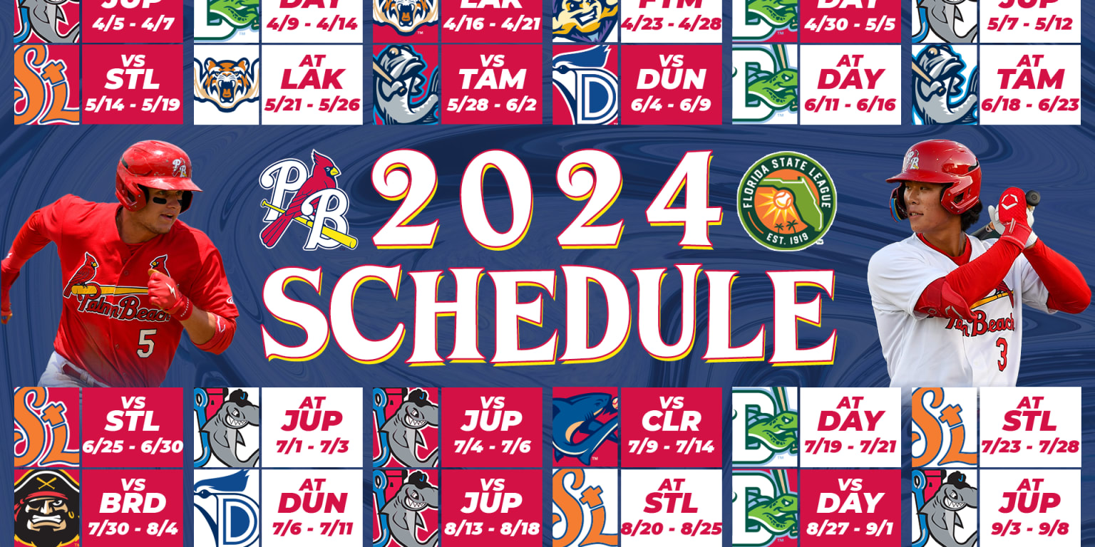 Cardinals Announce 2024 Schedule