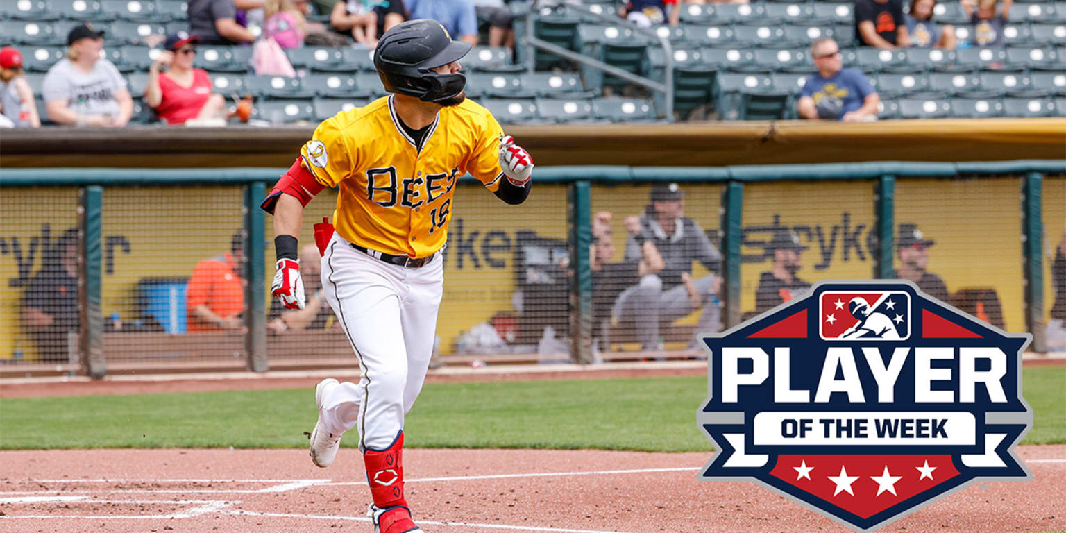 Bees Bullets: Orlando Martinez Earns PCL Player Of The Week Honor