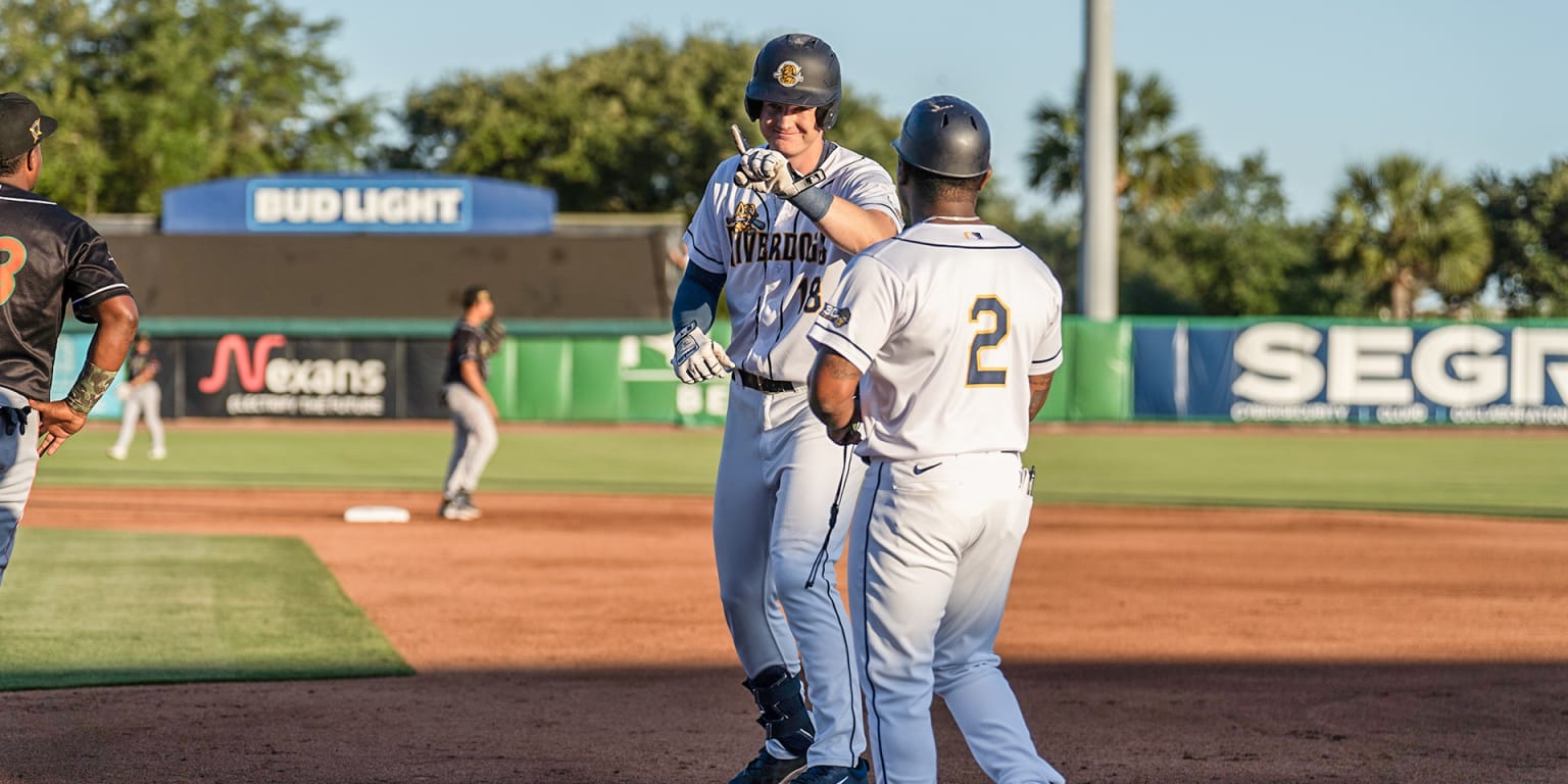 RiverDogs Push Winning Streak to Three by Doubling Up Down East RiverDogs