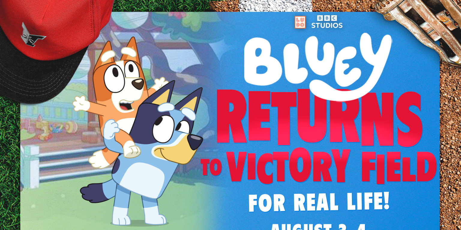 Bluey and Bingo Return to Victory Field on Aug. 3–4 | MiLB.com