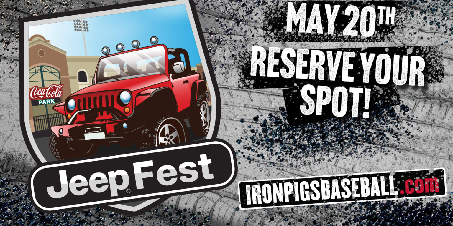 IronPigs to Host Jeep Fest on Saturday, May 20