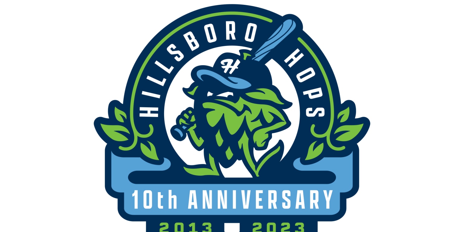 Hillsboro Hops Debut 10th Anniversary Branding