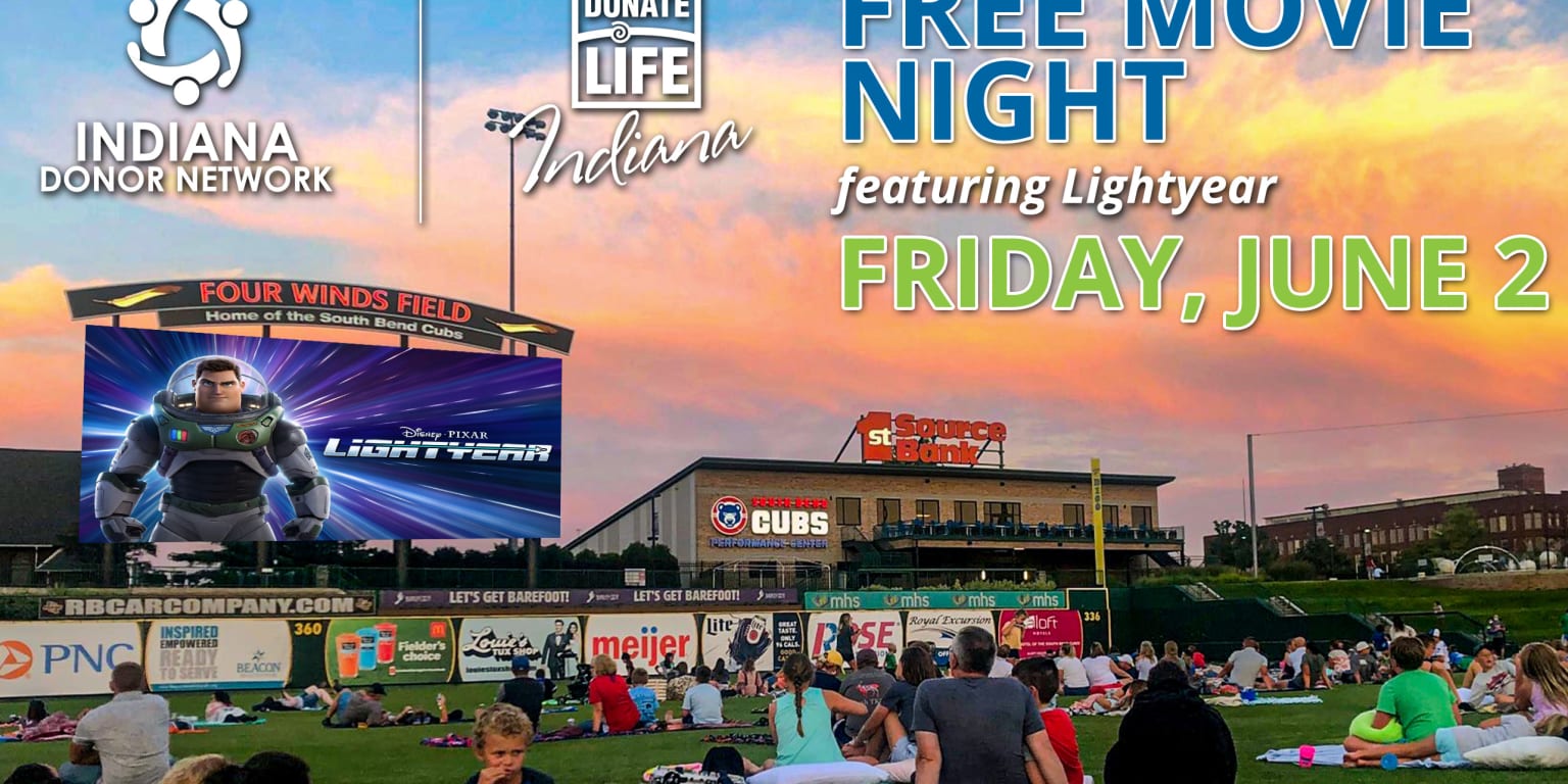 Indiana Donor Network to Host Free Movie Night at Four Winds Field June 2