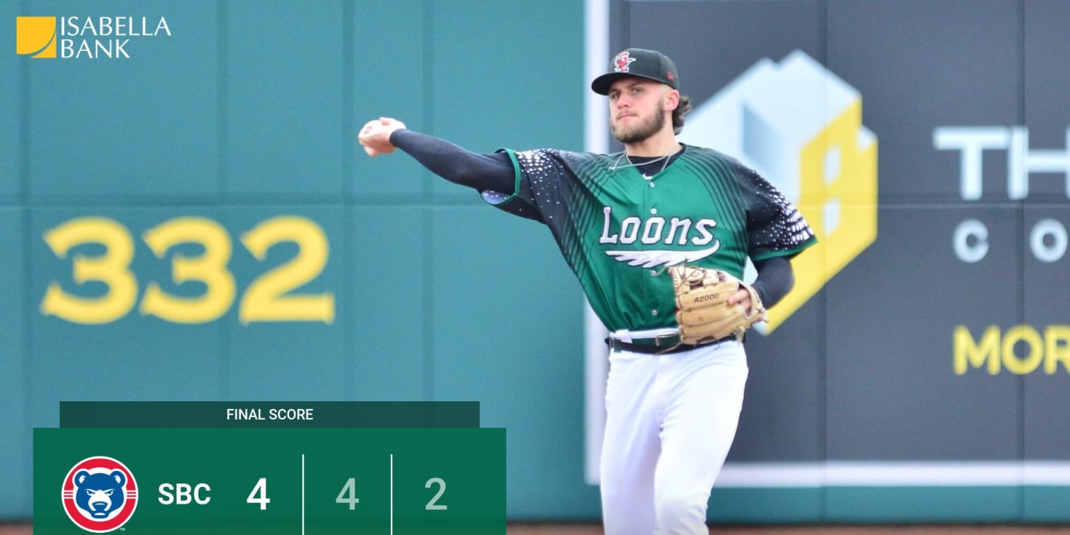 South Bend Cubs beat Great Lakes Loons 4-2 at Dow Diamond