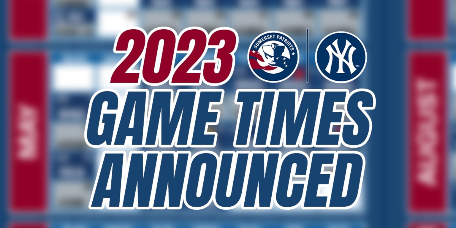 138 Games: Somerset Patriots Release 2023 Eastern League Schedule
