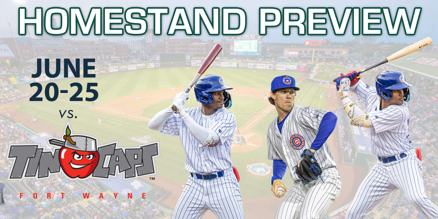 South Bend Cubs Homestand Preview: June 20-25