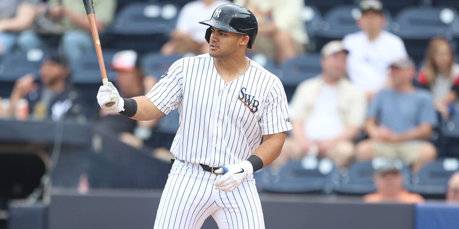 Jasson Domínguez hurt on swing with Scranton/Wilkes-Barre RailRiders ...