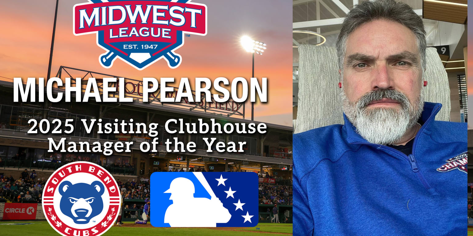 Michael Pearson Visiting Clubhouse Manager of the Year 2025 | Cubs