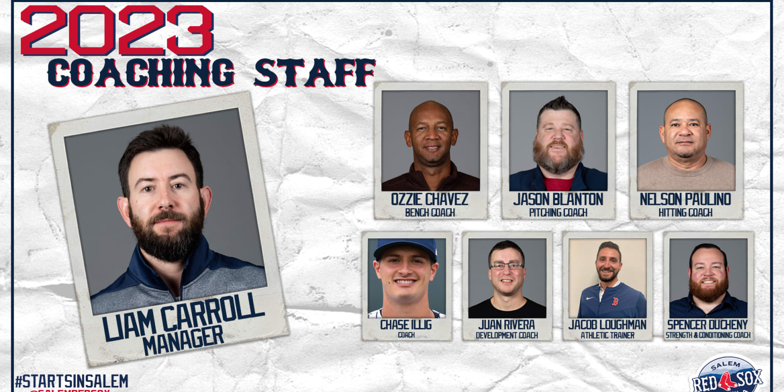 Salem Red Sox Staff Announced for 2023 Season