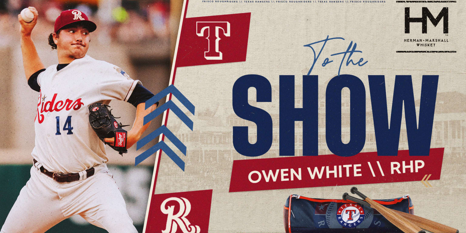 Rangers prospect Owen White describes his whirlwind day and MLB debut