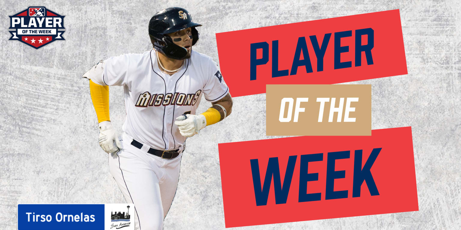 San Antonio’s Tirso Ornelas Named Texas League Player of the Week