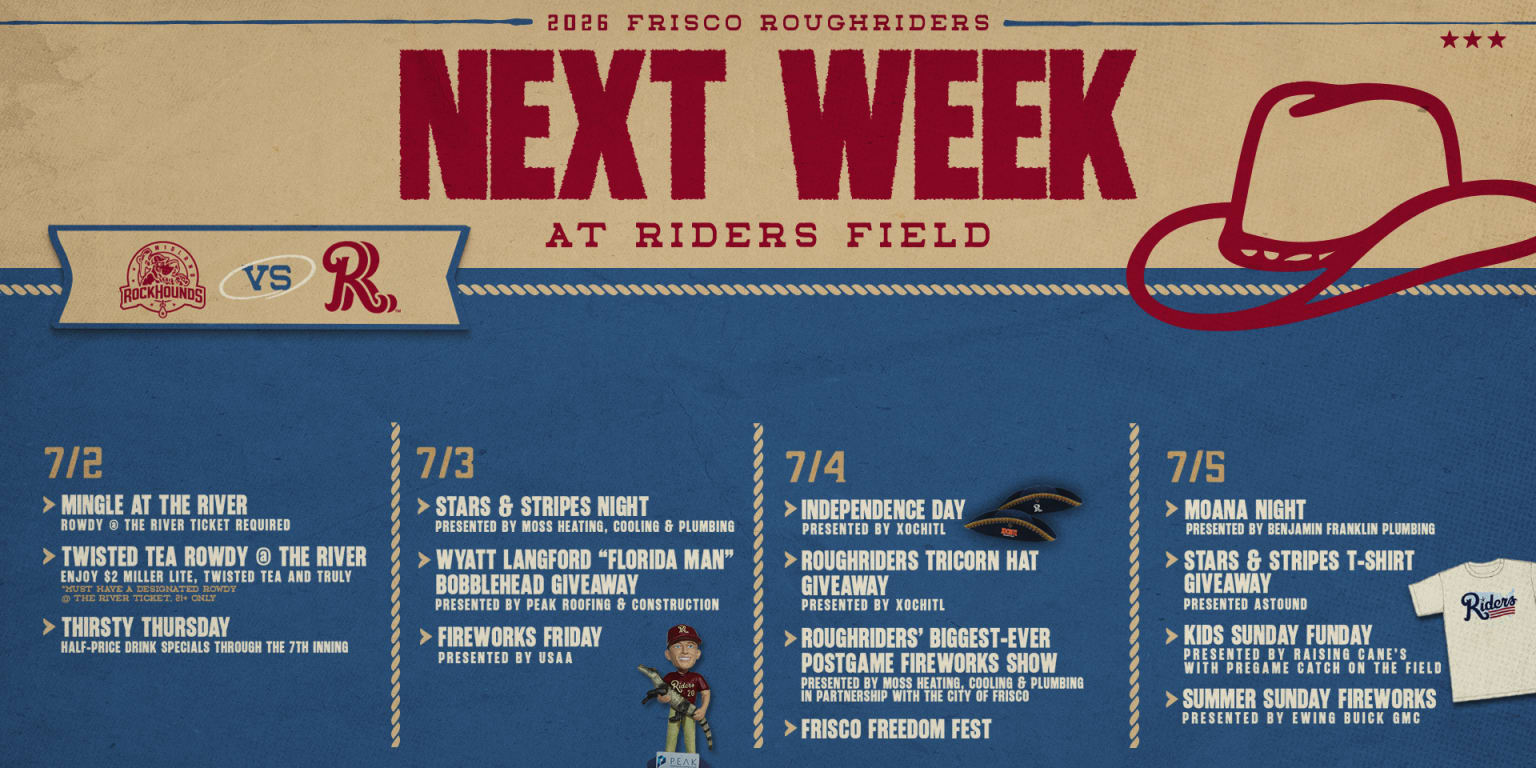 Stars and Stripes Weekend headlines can't-miss homestand seven