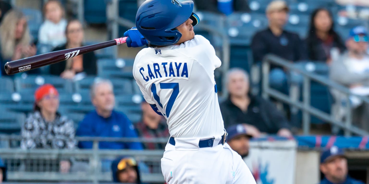 Dodgers' Diego Cartaya enjoys home run streak at Double-A