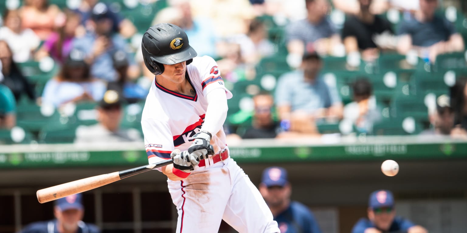 Zach Remillard of the Chicago White Sox rounds second base on a