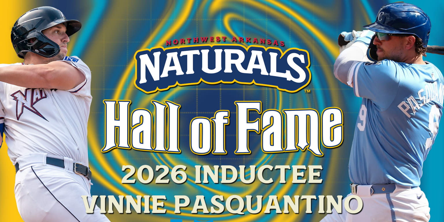vinnie pasquantino 2026 inductee into northwest arkansas naturals 