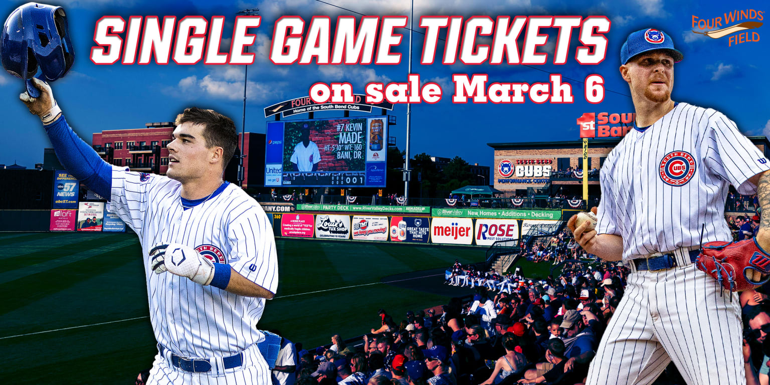 South Bend Cubs Single Game Tickets On Sale March 6 Cubs