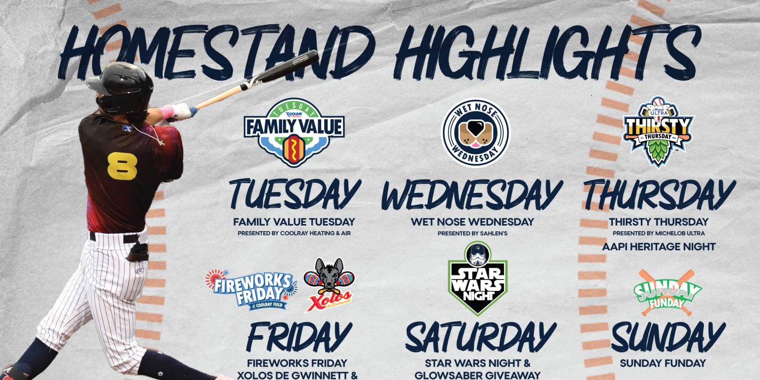 GWINNETT STRIPERS HOMESTAND HIGHLIGHTS: Button Gwinnett jerseys