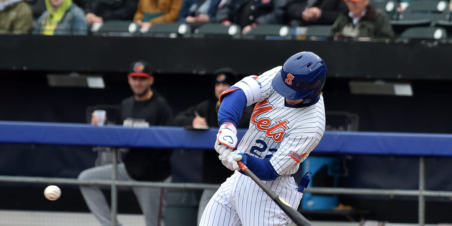 Ronny Mauricio extends on-base streak to 16 straight games for Syracuse Mets, Mets Highlights