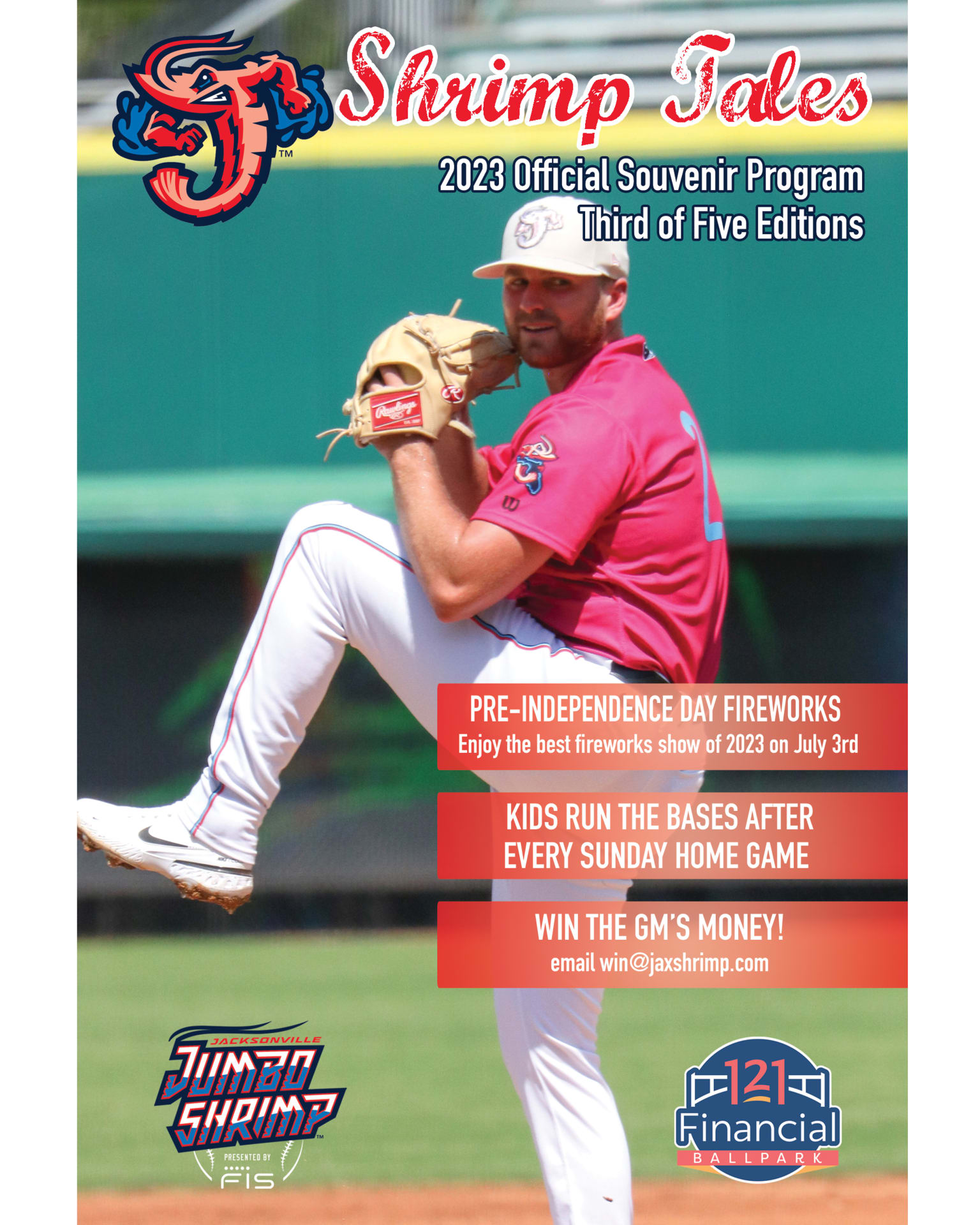 Shrimp Tales Gameday Program Jumbo Shrimp