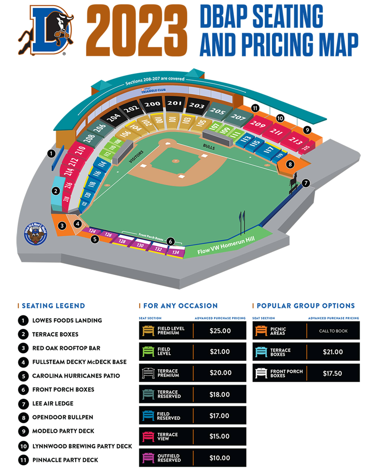 Durham Bulls Seating Map Bulls