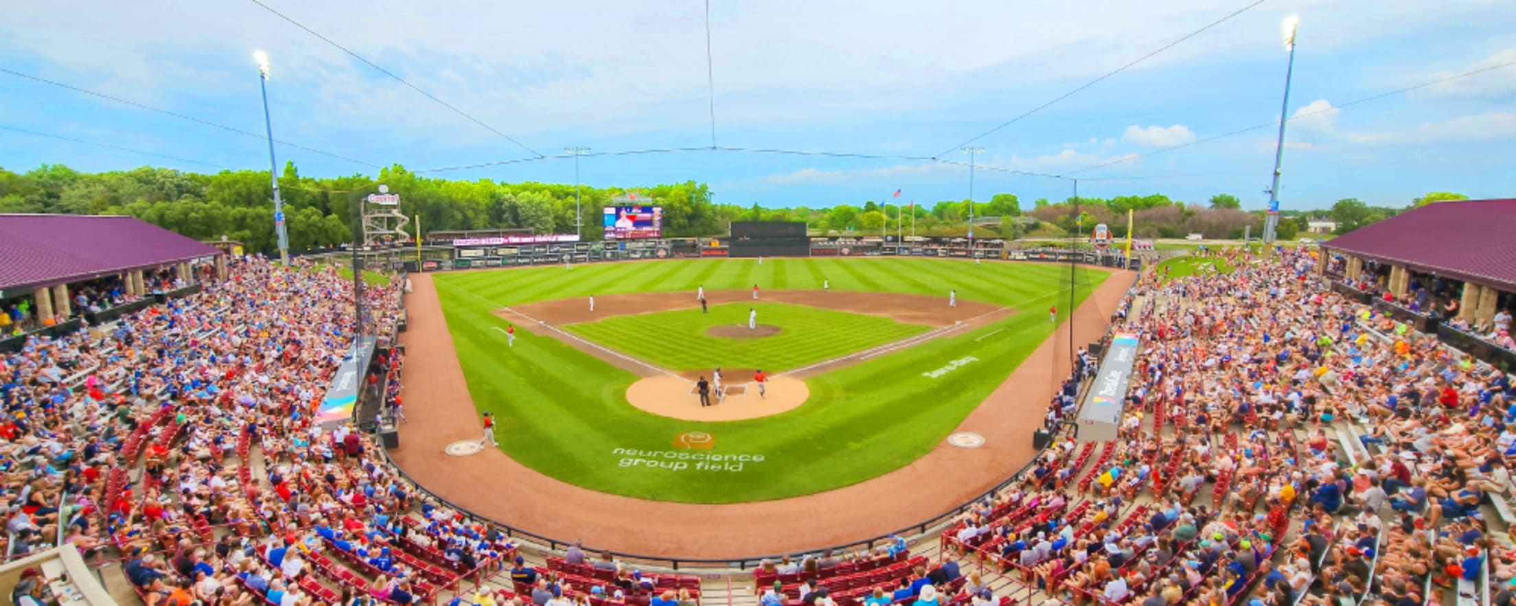 A game held at Neuroscience Group Field at Fox Cities Stadium in Grand Chute