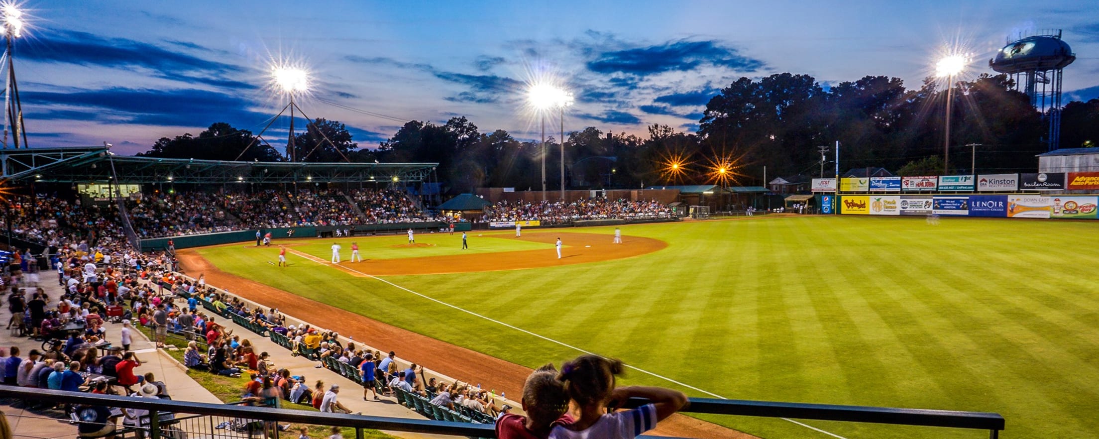 Grainger Stadium in Kinston, NC Wood Ducks