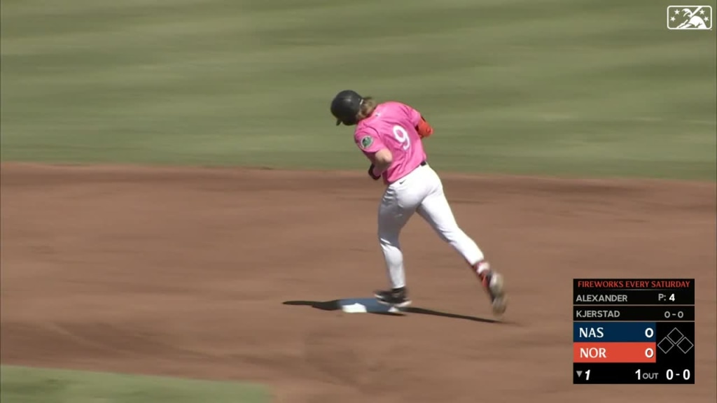 Heston Kjerstad's solo homer, 07/27/2023