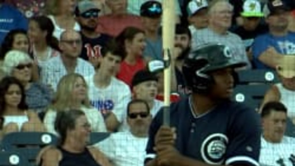 Oscar Gonzalez's three-run homer, 07/04/2023