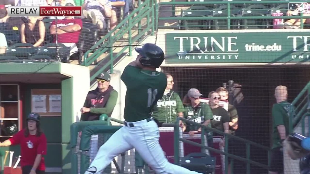 Larry O'Brien Trophy at TinCaps Game