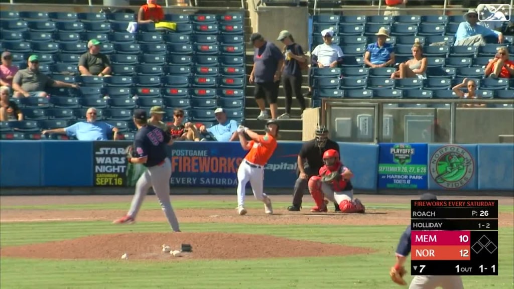 Jackson Holliday goes big fly to help cement Norfolk's Triple-A