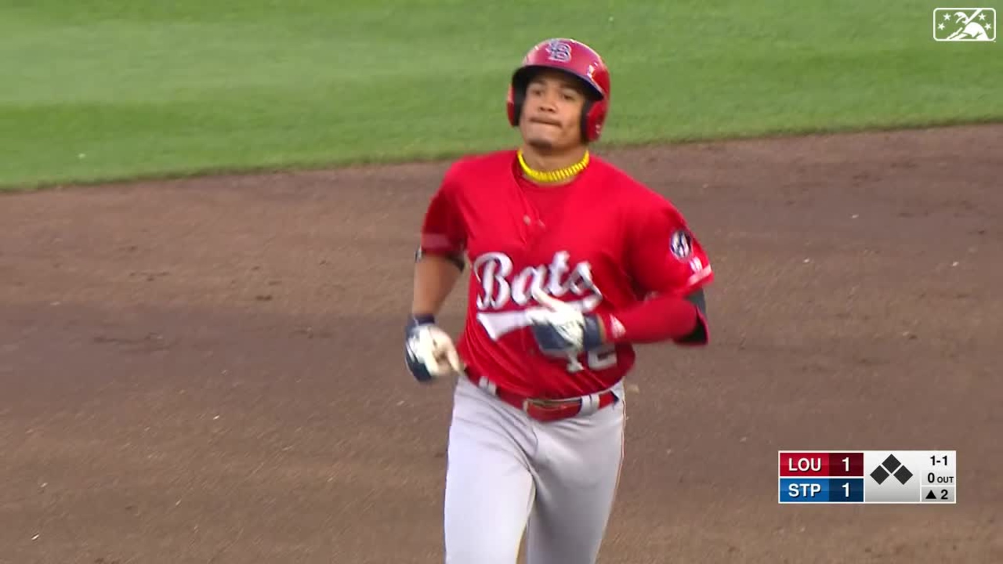 Christian Encarnacion-Strand hits grand slam for Louisville Bats against  Worcester