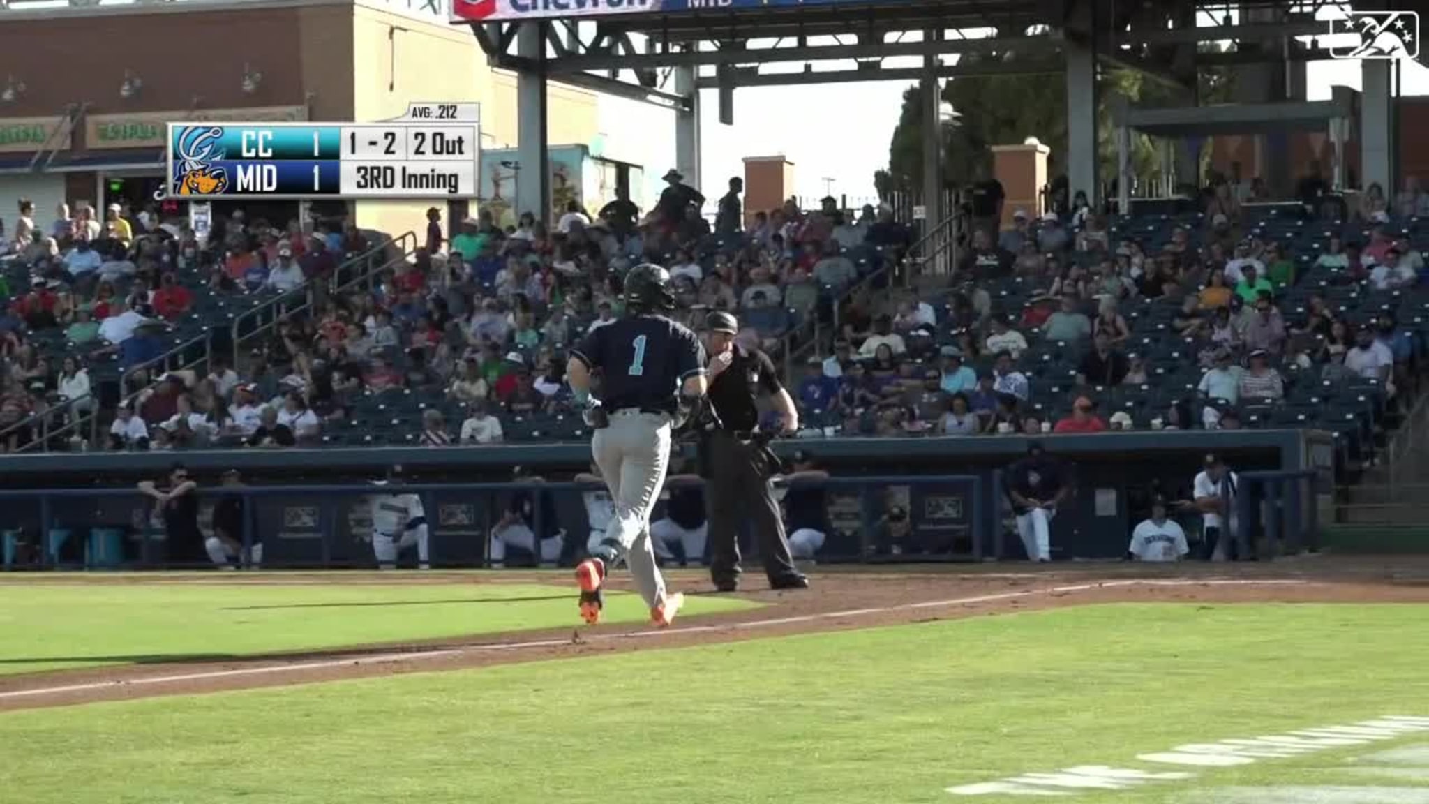 Drew Gilbert's two-run double, 07/30/2023