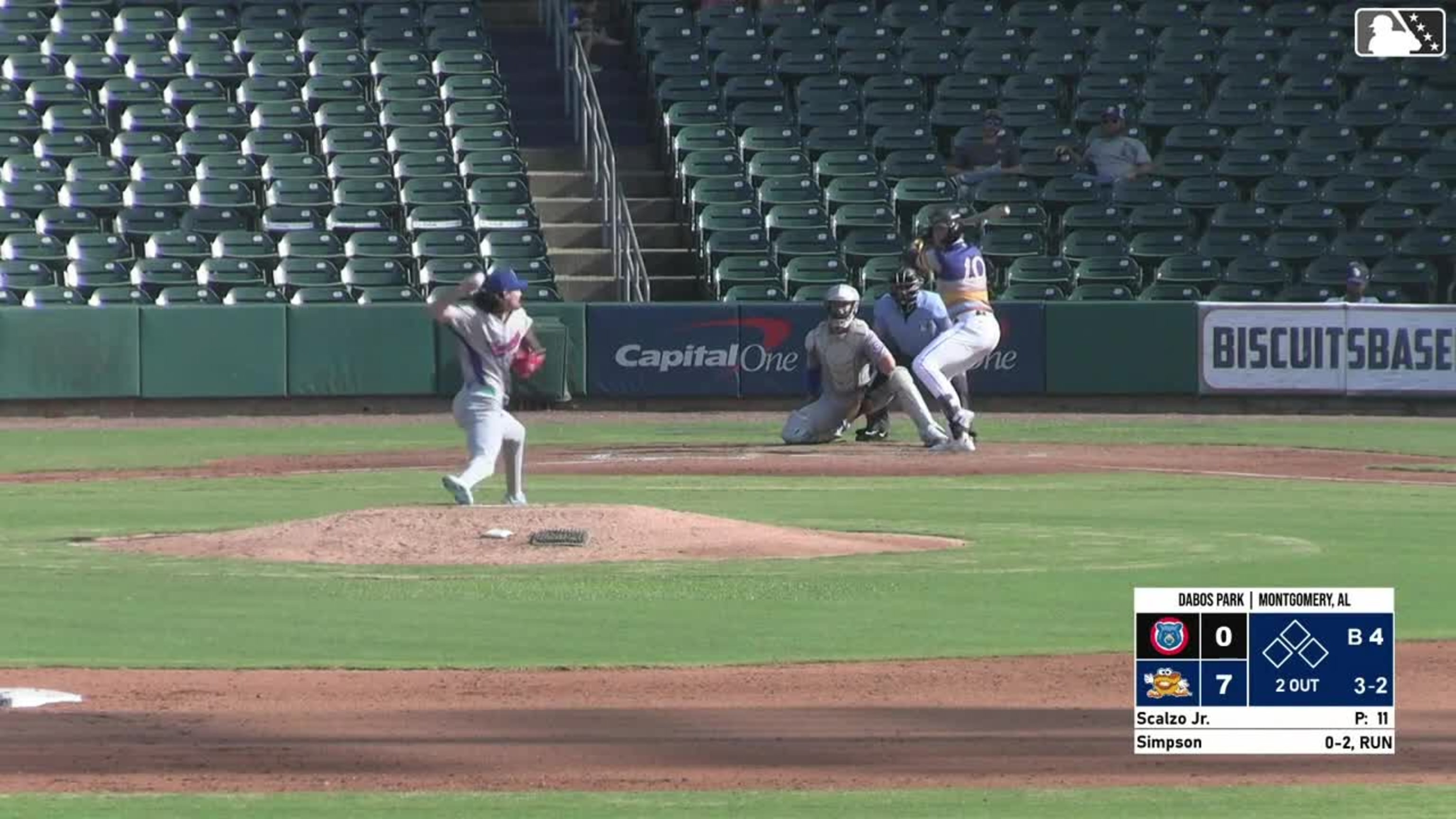 Will Simpson homers (9) on a fly ball to left center field. | 06 