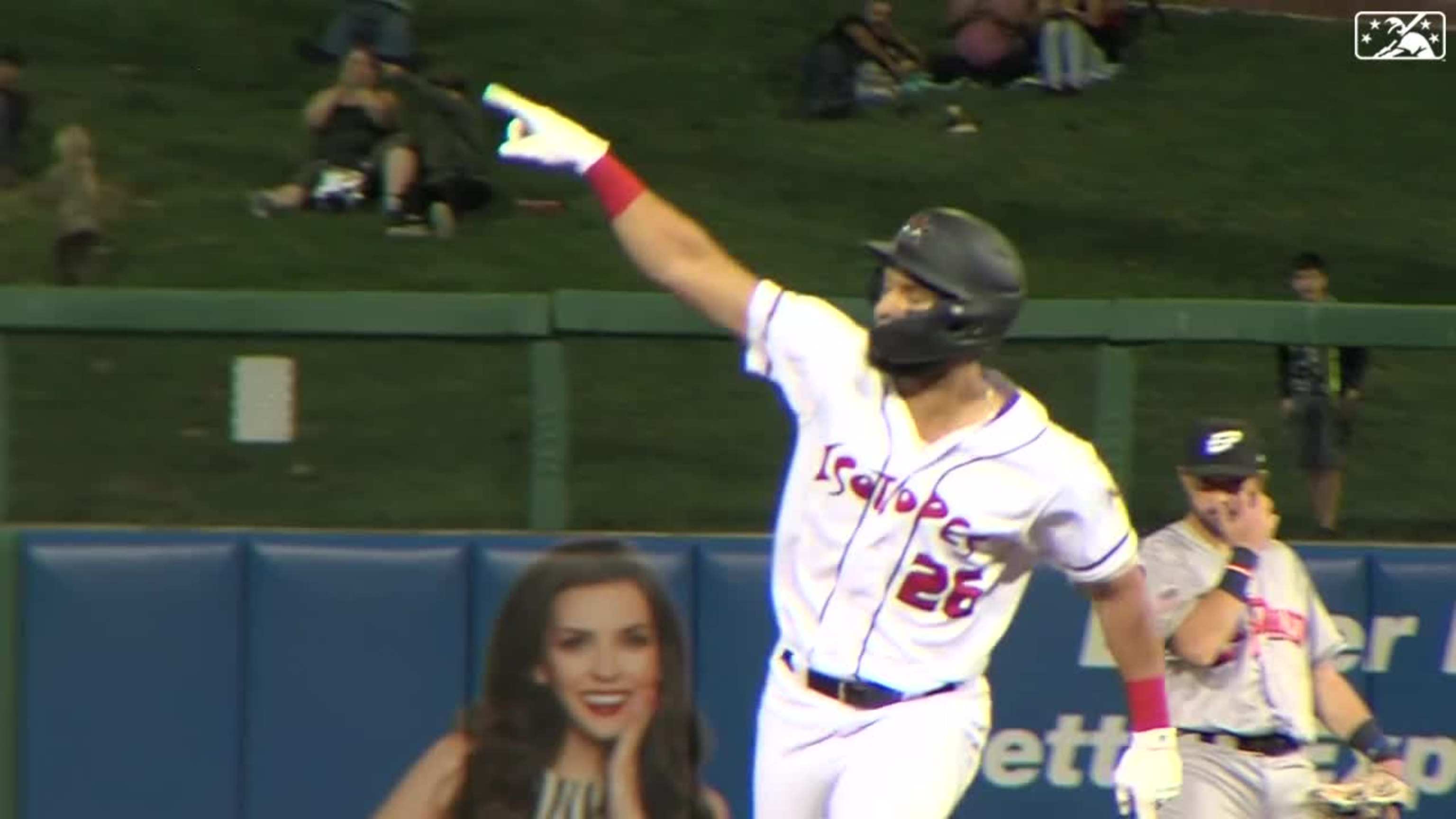 Hill hits first Triple-A home run 09