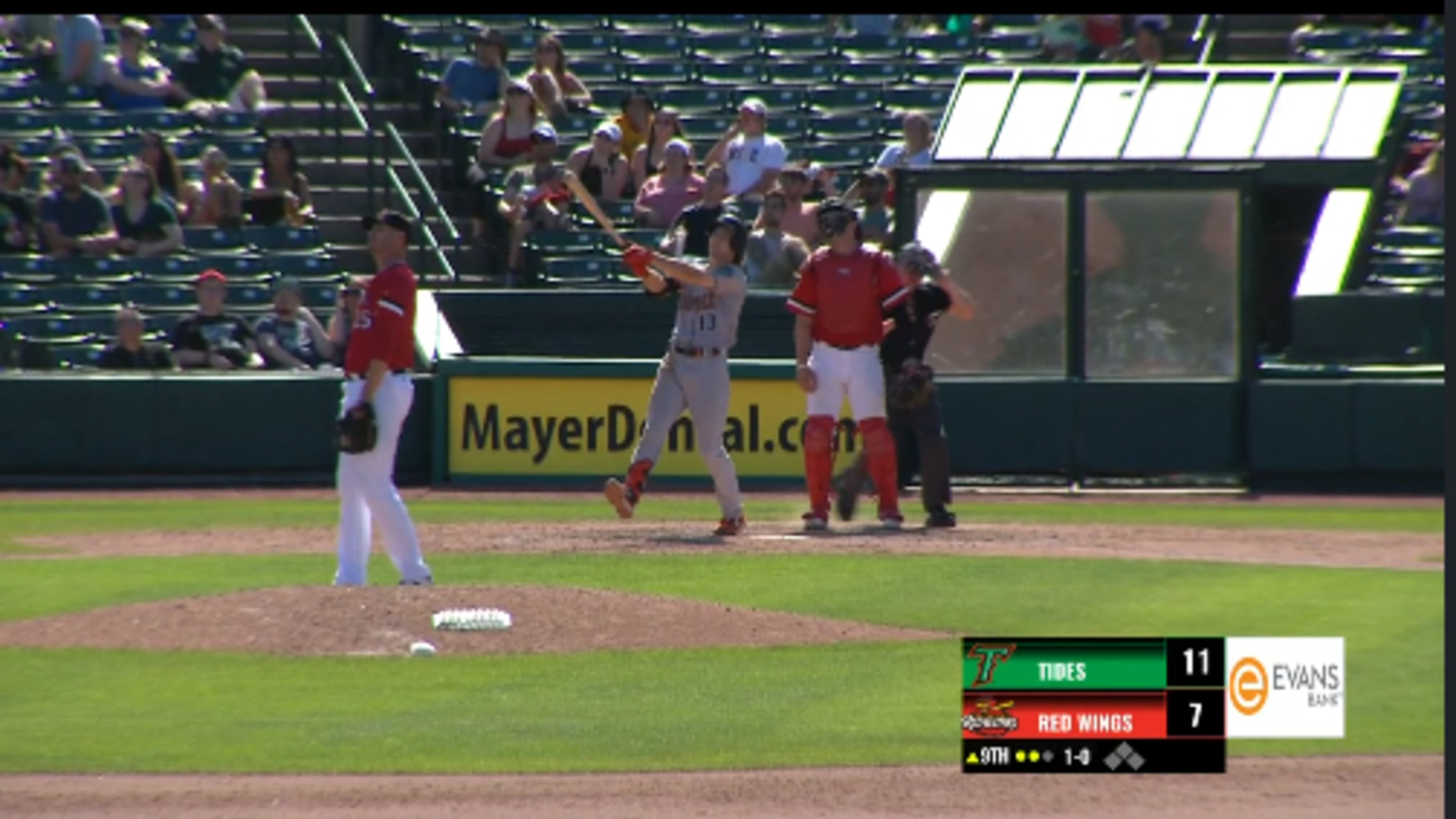 O S Henderson Homers For Tides 08 14 22 Tides