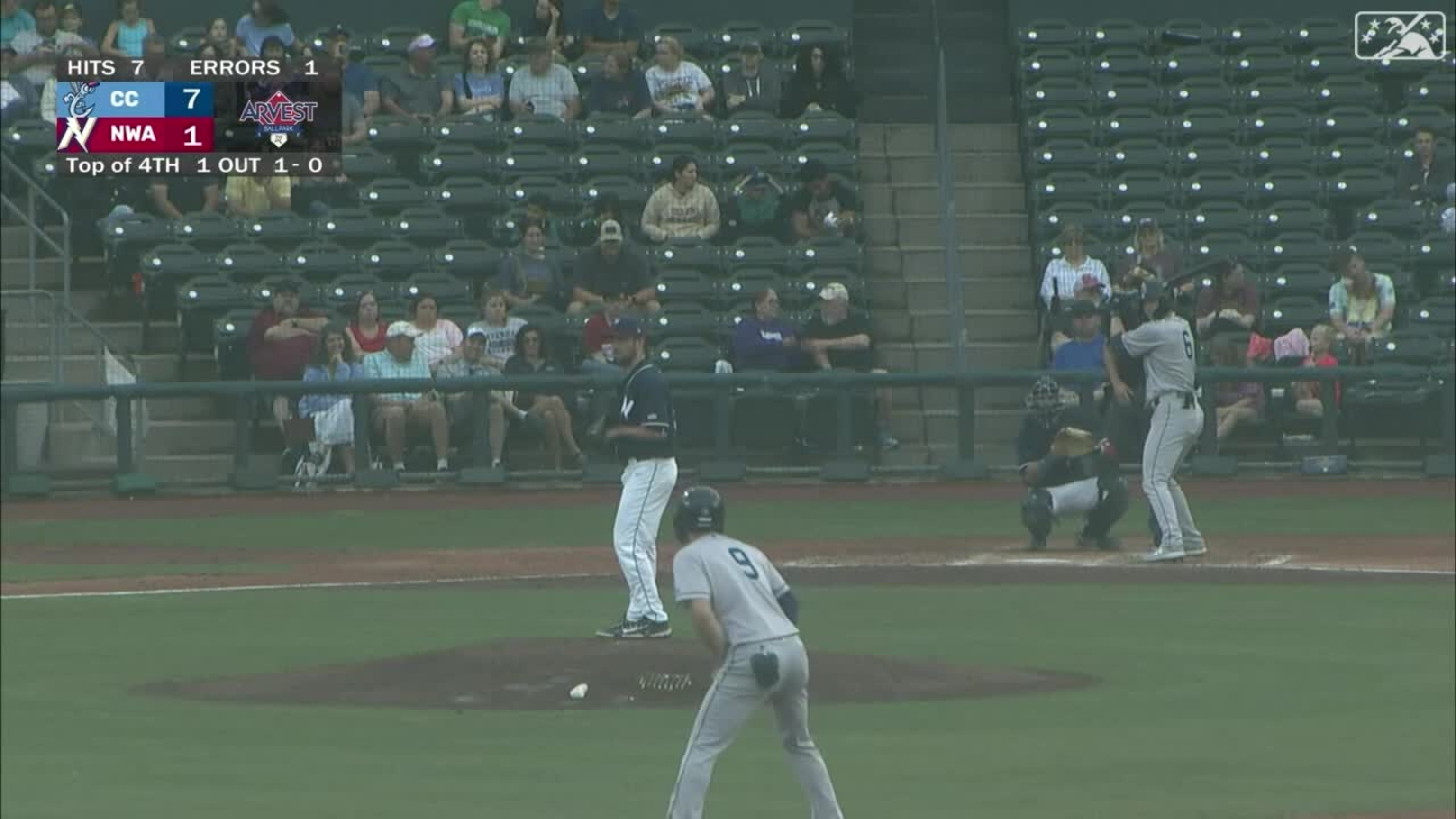 Chad Stevens' nice sliding catch, 06/24/2023