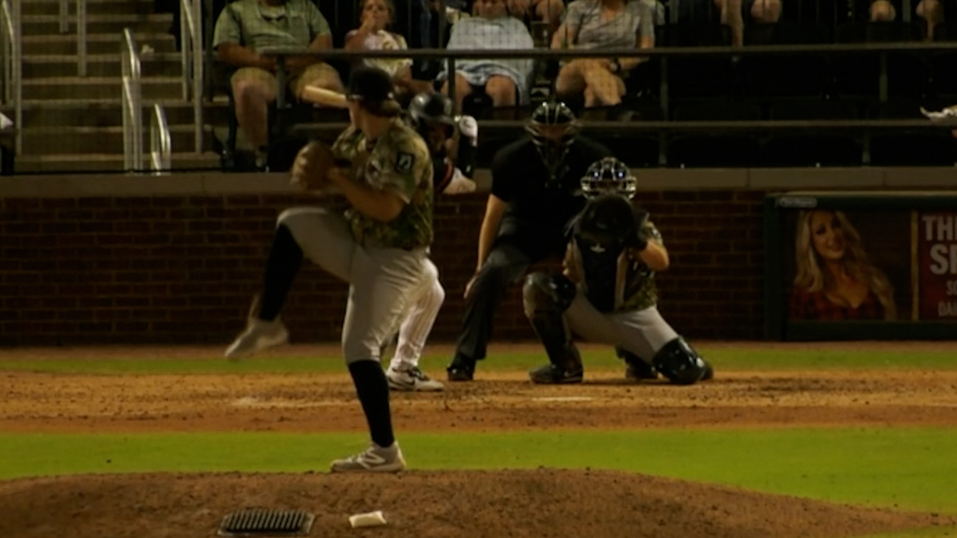 Nate Peterson's eight strikeouts