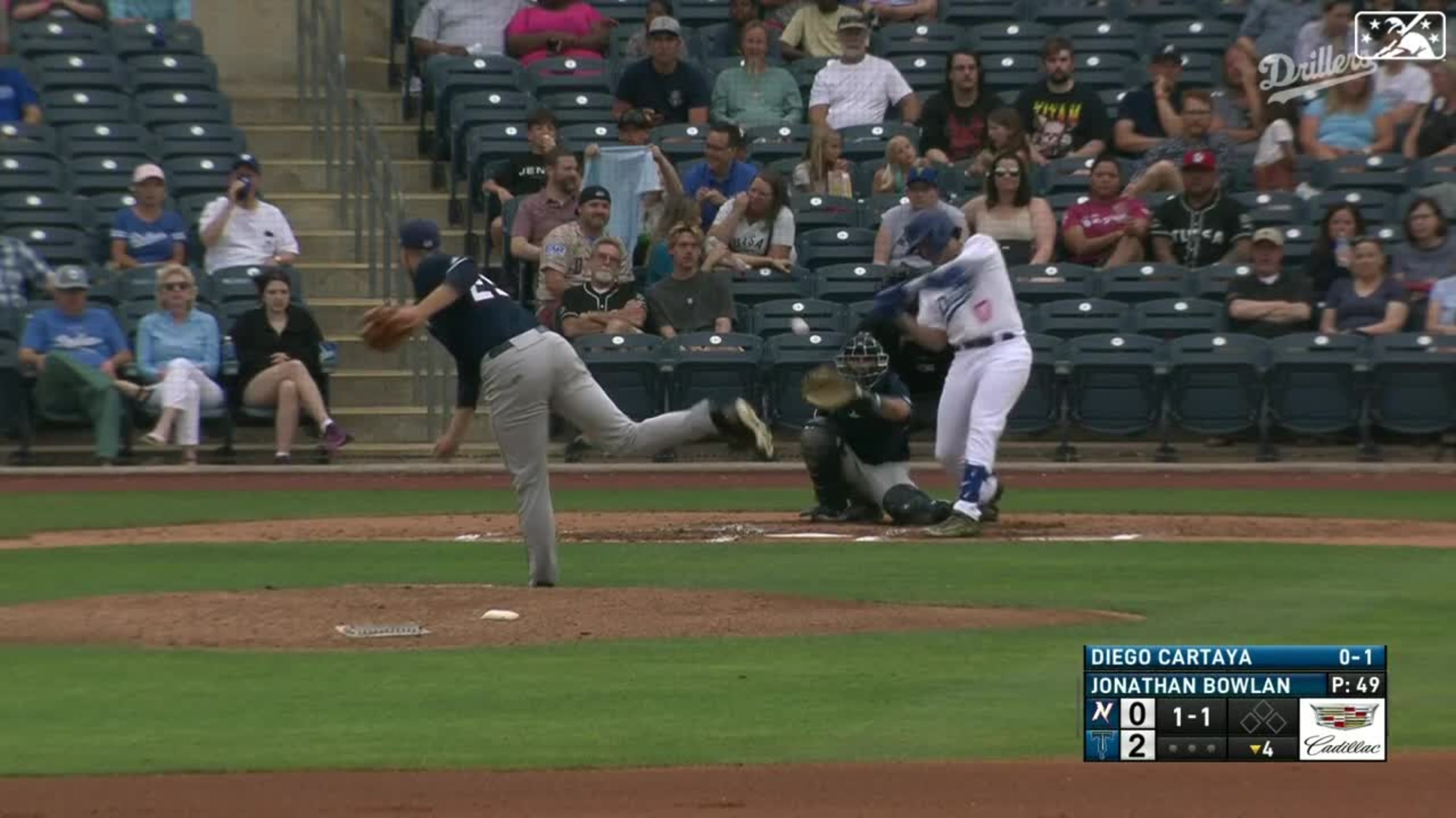 Diego Cartaya's two-run homer, 08/24/2023