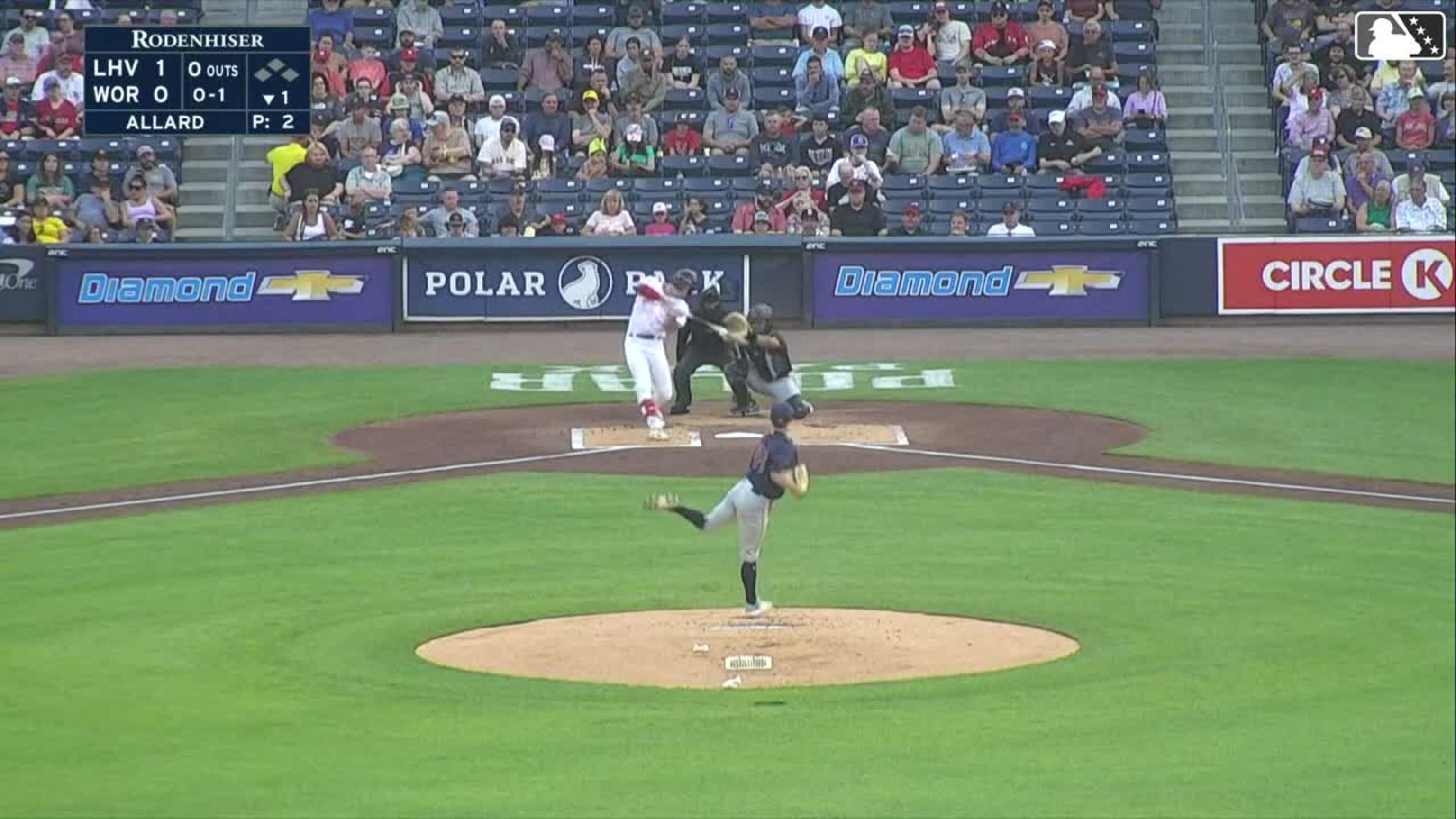 Roman Anthony collects his first Triple-A hit