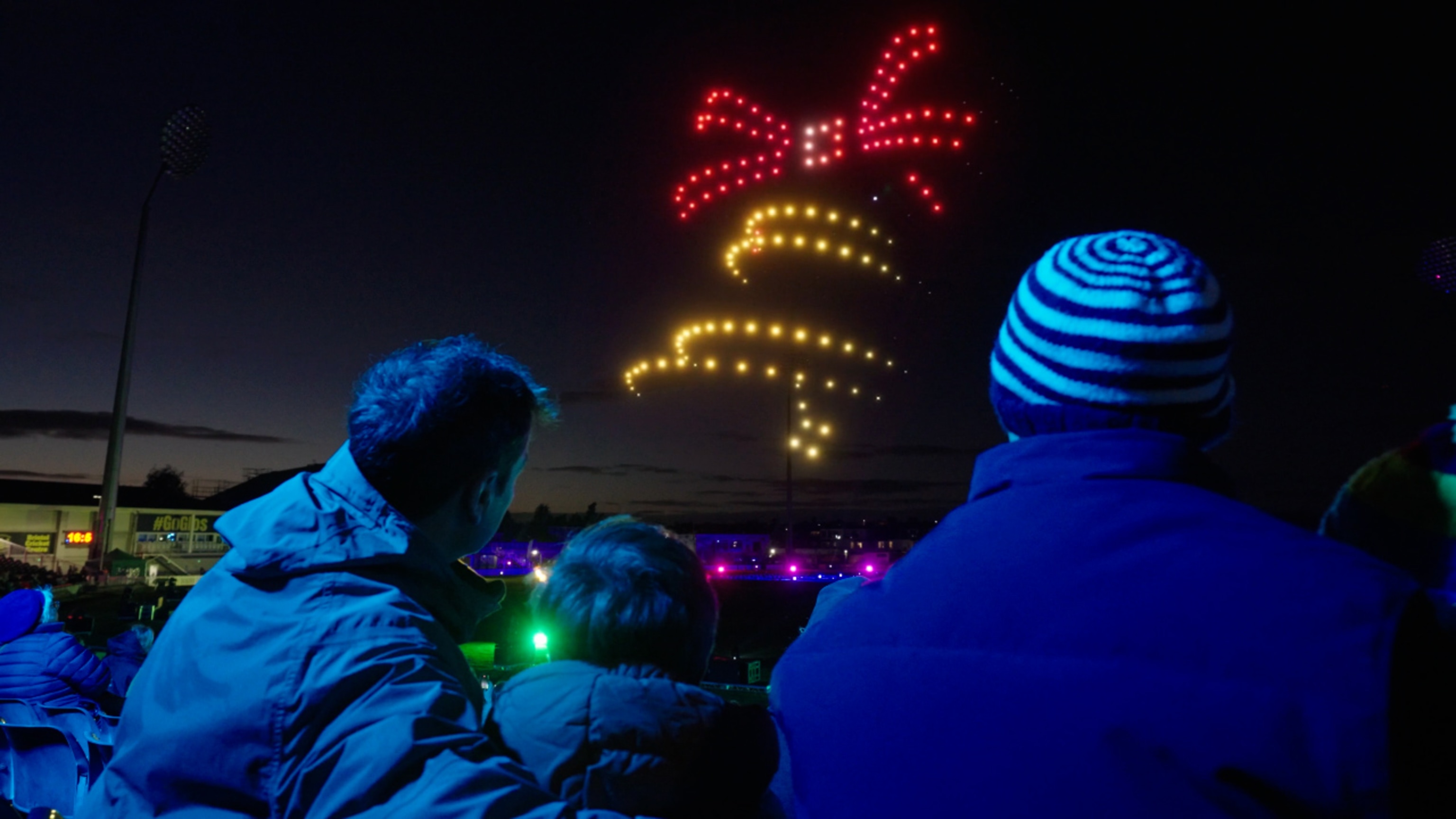 A Christmas Carol, a Celestial drone light show